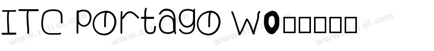 ITC Portago W05字体转换